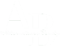 White logo with the letters "AD" and the words "Architectural Digest" below in a serif font on a light background. AlternativesBeauty.org